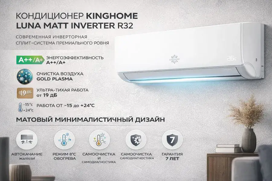 Кондиционер KINGHOME Luna Matt